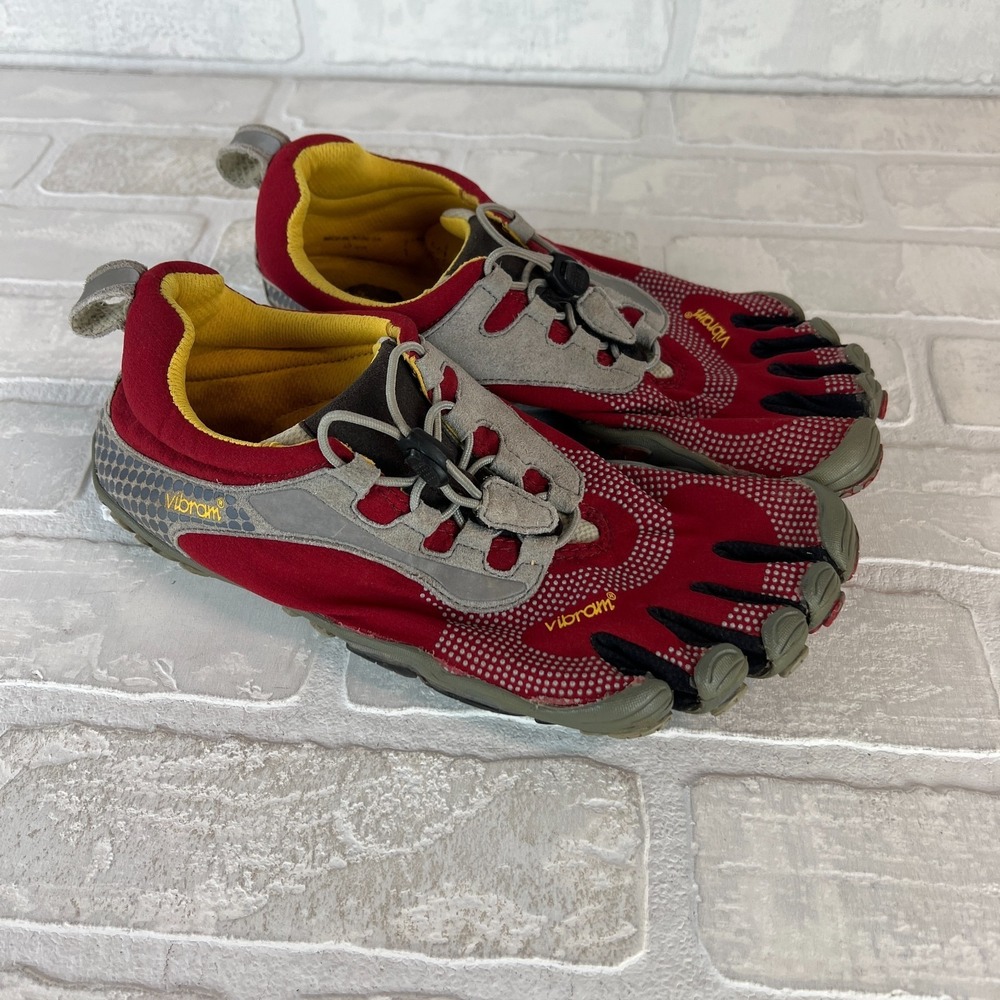 Vibram Fivefingers Barefoot Hiking Shoes Women 39 8-8.5 Red W3535 Active Outdoor